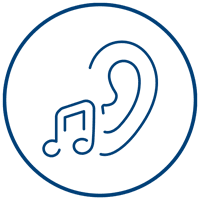 ear & music note icon