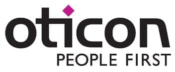 Oticon logo - products & services 